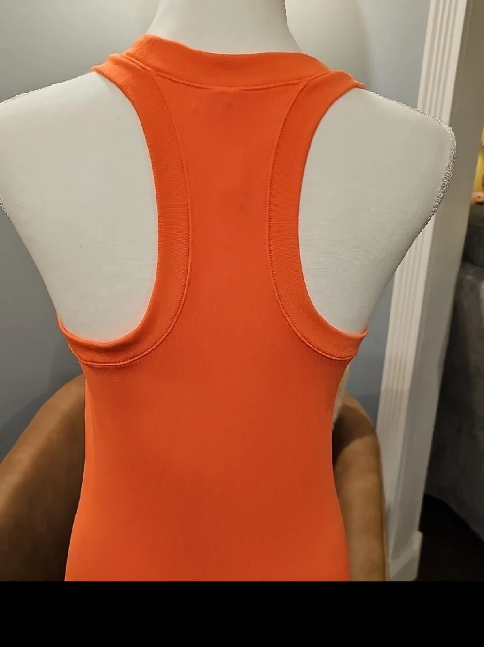 Athleta Renew Seamless Racerback Tank, Orange, M - Picture 4 of 7